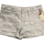 Kenar  Shorts Womens 6 Beige 100% Linen Minimalist Preppy Casual Summer Pockets‎ Photo 0