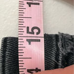 ZARA  Z1975 Denim Womens Black High Rise Side Fringe Stretch‎ Skinny Jeans 6 Photo 4