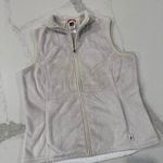 The North Face Full Zip Fleece Ivory White Vest w/Pockets Women’s XL Fuzzy Soft Photo 0