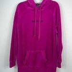 Rue 21 “Girls Bite Back” Hot Pink Velour Hoodie Photo 0
