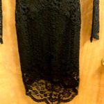 H&M  black lace and mesh body con dress Photo 12
