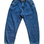 ZARA  Womens High Waisted Cropped Jeans Blue Cotton Pockets Boho SZ 10 #1824 Photo 0