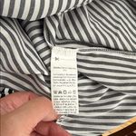 SheIn  Curve Striped Ruffle Hem Shirt Dress Black White 2XL Photo 5