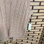 Cupcakes & Cashmere Tan Cable Knit Sweater Vest Size Medium Photo 4