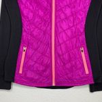 Old Navy Active Zip Up Front Purple Black Quilted Women’s Jacket Photo 3