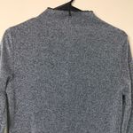 Mango MNG Women’s Knit Mock Neck Black White Long Sleeve Sheath Dress Photo 5