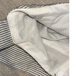 J.Crew NWT Striped Linen Blend Square Neck Tank Top Black White Size Medium Photo 7