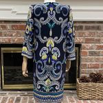 Laundry by Shelli Segal  paisley and floral print knee length dress / 4 / EUC Photo 5