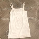 Old Navy  White Ribbed Slim Fit Tank size S Photo 0