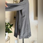 Valerie Stevens Gray Embroidered Blazer 100% pure wool size 12 Photo 4