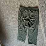 Talbots  Cotton Linen Drawstring Pant in Green Size 6 Photo 6