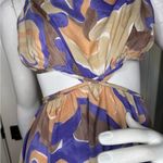ASTR Sanger Dress In Purple Peach Swirl Features Size Medium. #115 Photo 3