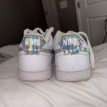 Nike White  Court Vision Sneakers Photo 2