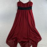 Speechless Y2K  Sz M Babydoll Dress Red Empire Asymmetrical Fairy Whimsy Vampire Photo 1