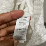 Talori White Eyelet Ruffled Mini Dress Sz M Size M Photo 5