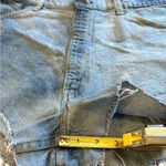 Levi's VTG Orange Tag Levi’s Denim Cutoff Shorts 35” Waist Relaxed Western Grunge Photo 6