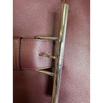 Alexander McQueen  NWT T-Bar Sling Leather Tote in Cranberry Photo 2