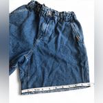 ZARA  Women's short Blue 100% Cotton with elastic waist Size 2 Photo 8