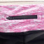 Lululemon  lower rise black with pink Heathered band full length leggings Photo 8