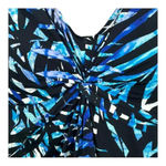 Swimsuits For All SWIM365 Swimsuit Blue Painterly Leaves Women Plus Size 30 NWOT Photo 3