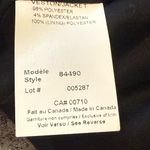 Joseph Ribkoff  Metallic Blazer 10 EUC Pink Black Zip Front Ruched Photo 6