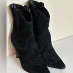 Sam Edelman  Moe Western Boot Women’s 8.5 Cowgirl Suede Western Black Photo 0