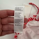 Good American  Lattice Edge Bikini Top In Grenadine Gingham Size XL NWT Photo 5