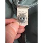 Betsey Johnson  Women's Green Ruffle Button-Up Dress/Top Size S Photo 6