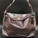 Coach Vintage Y2K  10170 Chelsea Metallic Distressed Pebbled Leather Hobo Bag Photo 0