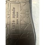 Kate Spade New York Black Suede Scalloped Bow Loafer Flats Shoes - size 10 Photo 4