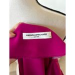 Amanda Uprichard  Hot Pink Ruffle Shoulder Long Sleeve Blouse Photo 3