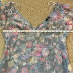 Lulus NWOT  Elegant Personality Slate Blue Floral Burnout Midi Dress Photo 7