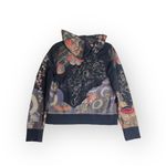 Lucky Brand Rare: Y2K ☂︎︎ Geisha Parasol Embroidery Zipper Hoodie ☂︎︎ Navy ☂︎︎ L Photo 1