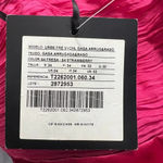 Pronovias Strawberry Pink One Shoulder Ruffle‎ Cocktail Dress Size US 2 Photo 11