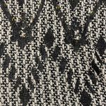 Vocal  Knit Chevron Boho Top XL Black White High Low Stretch Casual Shirt Photo 6