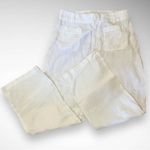 Nicole Miller Women's White 100% Linen High Rise Wide Leg Trousers Size 6 | NWT Photo 2