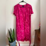 Worthington - Pink and white floral wrap dress Photo 4