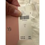 BHLDN Ivory Strapless Bridal Midi Dress Corset Tulle Skirt NWT L Photo 6