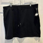 Eddie Bauer NWT‎  Women's Size XL Black Cozy Camp Fleece Skirt Photo 0