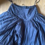 AJE. Violette ruched gathered cotton maxi skirt Blue Size undefined Photo 1