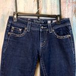 Miss Me Dark Wash Bling Easy Boot Jeans Size 27Wx31L Photo 5