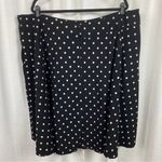 Unique Vintage Black&White Polka Dot Vivienne Swing Skirt Sz.5X/26 Photo 8