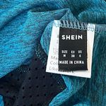 SheIn NEW  Full Zip Lightweight Athletic Jacket Teal Blue Black Medium Stretchy Photo 4