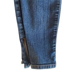 Anne Klein  Women's Skinny Jeans Missy Denim Stretchy Side Zip Dark Wash Size 12 Photo 7