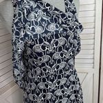 Crown & Ivy Elephant Parade Layered Illusion Sundress Dress Blue White 2 Photo 5