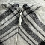 Liz Claiborne 100% Linen Black and White Plaid Maxi Dress Size 14W Photo 7