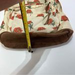 Jansport Right Pack Expressions Backpack Student Floral Canvas Suede Bottom Boho Orange Photo 3