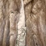 Luxury Cute Custom Made Fur Genuine Light Brown Mink Short Coat, Mint Vintage Tan Size L Photo 4