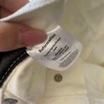 Reformation White Floral Embroidered Cynthia Straight Jeans Photo 8