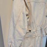 AGOLDE Reyna Porcelain White Denim Dress | Size 8 Photo 5